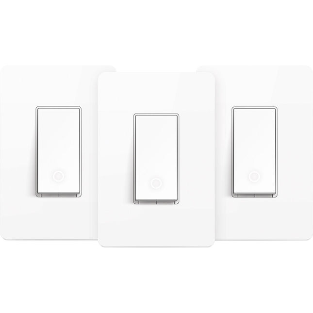 TP-Link Kasa Smart KS205 Interruptor de Luz Wi-Fi 3-Pack 2.4 GHz Compatible Matter