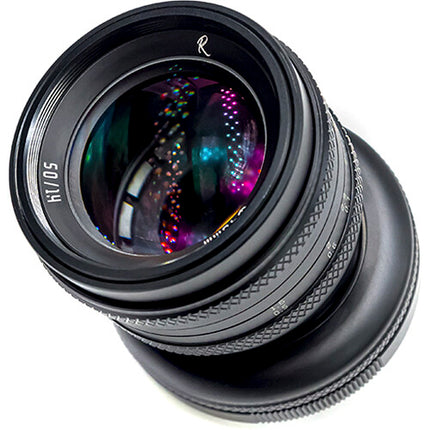AstrHori 50mm f1.4 Objetivo de enfoque manual con inclinación 15° y rotación 360° para Sony E