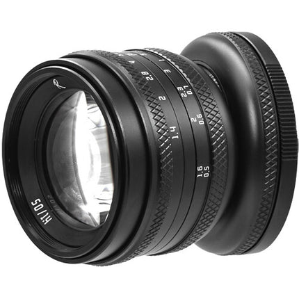 AstrHori 50mm f1.4 Objetivo Tilt para Fujifilm X con 15° de inclinación y construcción metálica