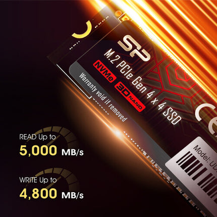 Silicon Power 2TB UD90 SSD Interno NVMe PCIe 4.0 M.2 2280 5000MB/s Lectura