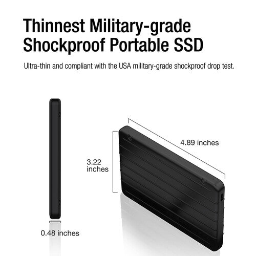 Silicon Power 4TB Bolt B75 Pro SSD Externa USB-C 3.2 Gen 2 520 MB/s lectura