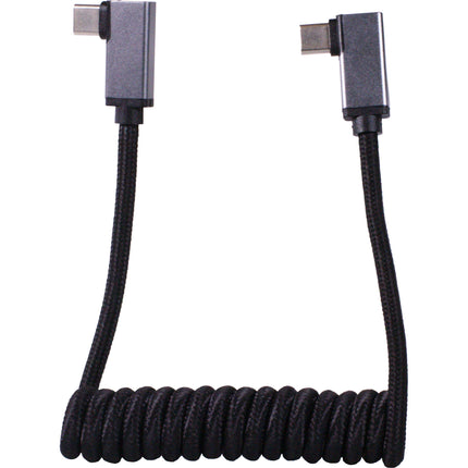 BLACKHAWK USB-C 3.2 Gen 2 Cable ángulo recto 10 Gb/s 100W 24" negro