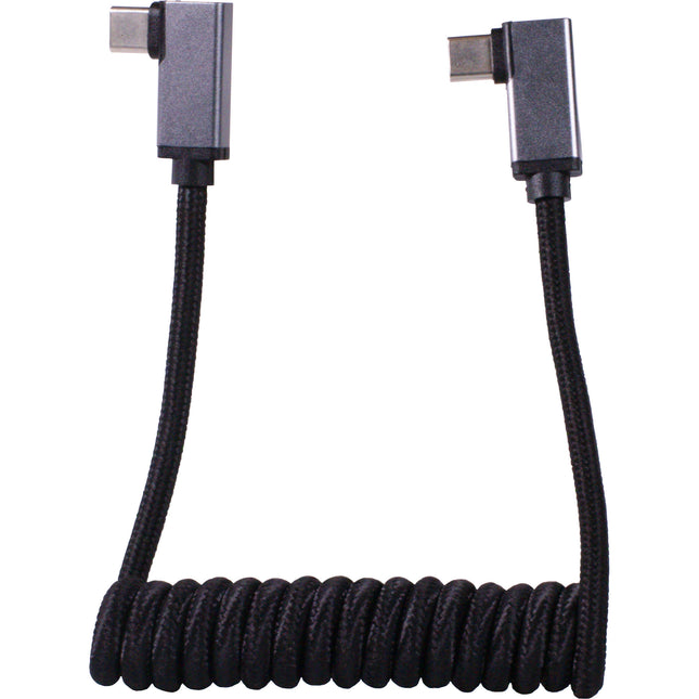 BLACKHAWK USB-C 3.2 Gen 2 Cable ángulo recto 10 Gb/s 100W 24" negro