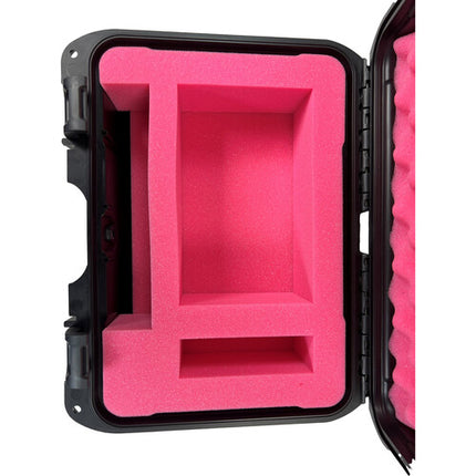 Funda impermeable Turtle para disco duro externo SanDisk G-RAID Mirror 2 bahías IP67 antichoque rosa
