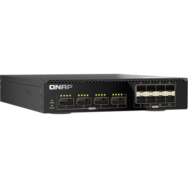 QNAP QSW-M7308R-4X Switch de Red Gestionado 12 Puertos 100G QSFP28 25G SFP28 Rackmount