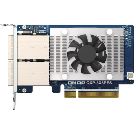 QNAP QXP-3X8PES Tarjeta de Expansión 2 Puertos PCIe 3.0 x8 64 Gb/s SFF-8644