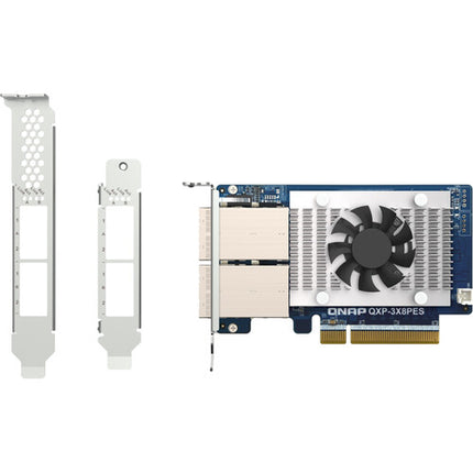 QNAP QXP-3X8PES Tarjeta de Expansión 2 Puertos PCIe 3.0 x8 64 Gb/s SFF-8644