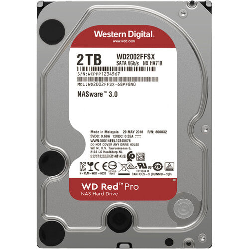 WD 2TB Red Pro Disco NAS Interno SATA III 7200 rpm 64MB Cache