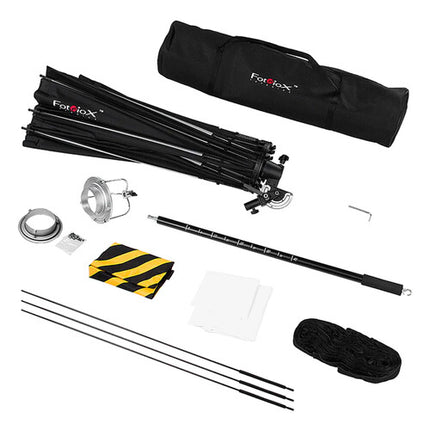 FotodioX DLX Softbox Parabólico Enfoque 48 Pulgadas con Anillo Bowens