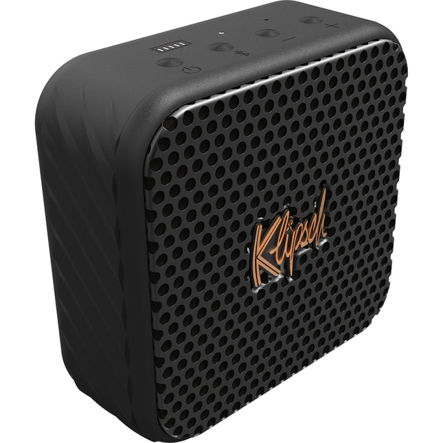 Klipsch Austin Altavoz Bluetooth portátil con batería 12 horas y carga USB-C rápida
