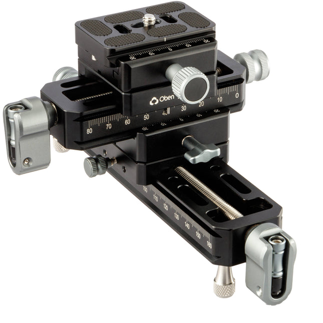Oben Macro Focusing Rail Kit riel para enfoque 22 lb capacidad control fricción ajustable