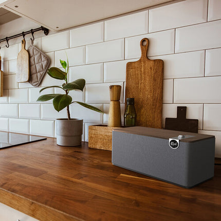 Klipsch The Three Plus altavoz Bluetooth madera real 120W estéreo 2.1