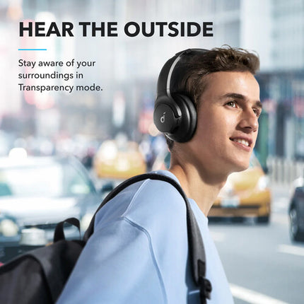 Soundcore by Anker Q20i Auriculares Inalámbricos Over-Ear Cancelación Activa 40 Horas Batería