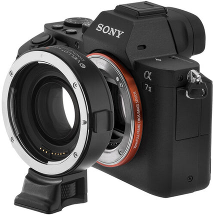Vello Accelerator Adaptador de Montura Canon EF a Sony E con Aumento f 1 y Ángulo 0.71x
