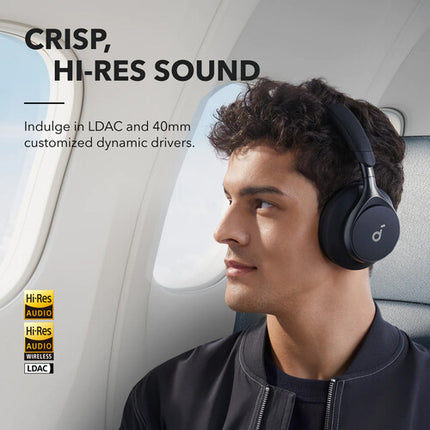 Soundcore by Anker Space One Auriculares Inalámbricos Over-Ear 40mm 40 Horas ANC