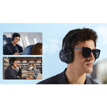 Soundcore by Anker Space One Auriculares Inalámbricos Over-Ear 40mm 40 Horas ANC