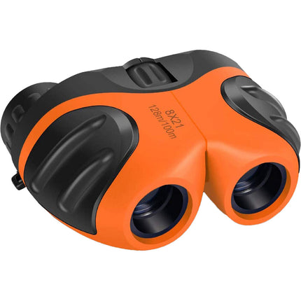Apexel Prismáticos Infantiles 8x21 Orange con 386' Campo Visión y Bolsa