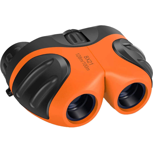 Apexel Prismáticos Infantiles 8x21 Orange con 386' Campo Visión y Bolsa