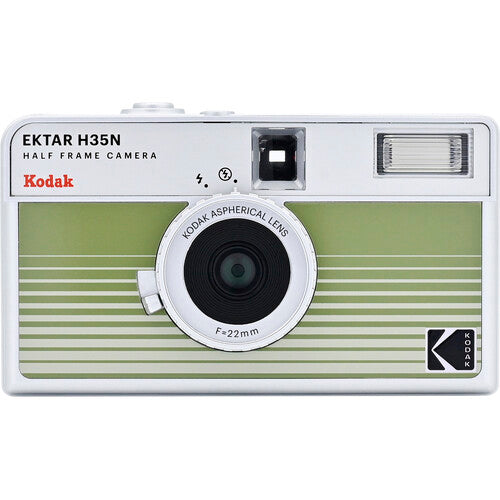 Kodak Ektar H35N Cámara de Medio Marco 35mm Flash Integrado Visor Óptico
