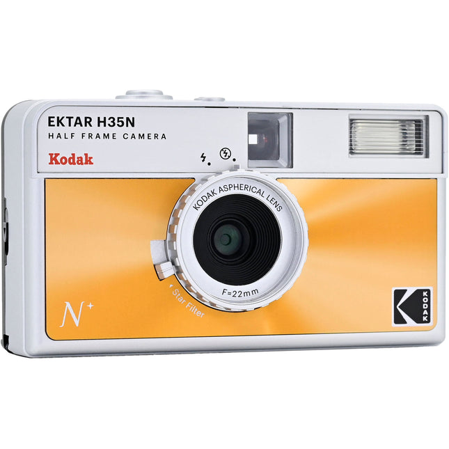 Kodak Ektar H35N Cámara de Medio Cuadro 35mm Lente Gran Angular Flash Integrado