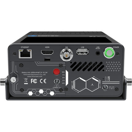 Kiloview P3 5G Codificador de vídeo con 4 canales 5G y pantalla táctil 4.3 pulgadas