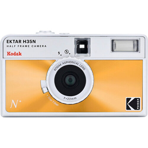 Kodak Ektar H35N Cámara de Medio Cuadro 35mm Lente Gran Angular Flash Integrado