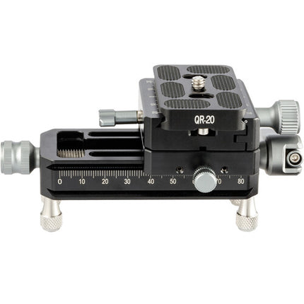 Oben Macro Focusing Rail corto para enfoque preciso 4 pulgadas 22 lb capacidad