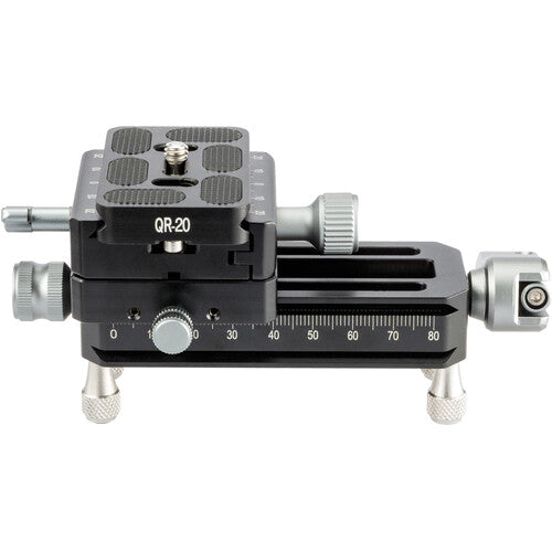 Oben Macro Focusing Rail corto para enfoque preciso 4 pulgadas 22 lb capacidad