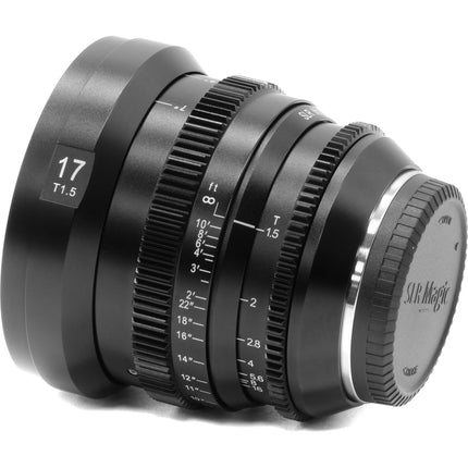 SLR Magic MicroPrime CINE 17mm T1.5 Lente para Fujifilm X APS-C 4K