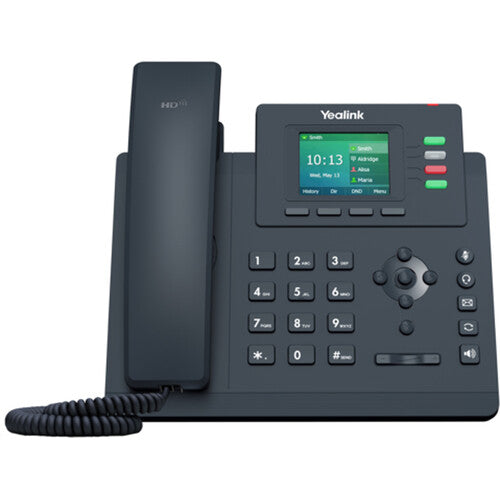 Yealink SIP-T33G Teléfono IP Empresarial Gigabit Pantalla LCD 320x240 5 Vías