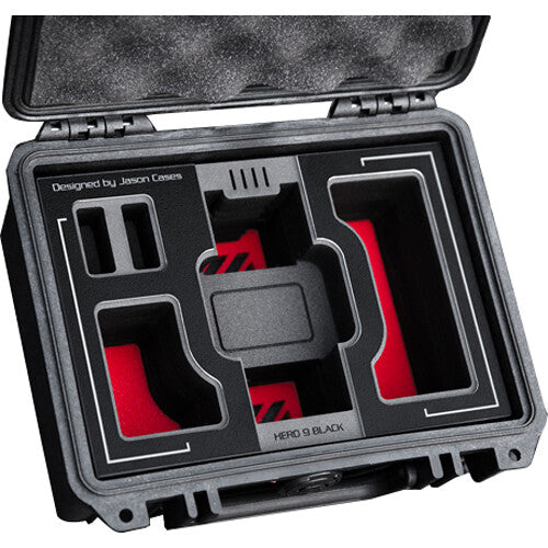 Jason Cases Estuche Rígido para GoPro HERO10 con Espuma Cortada y Ranuras Extra