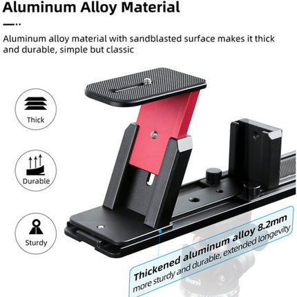 Desview T12S teleprompter portátil 12.9" con vidrio beamsplitter 70/30 y control remoto Bluetooth