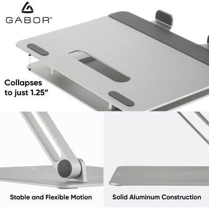 Gabor Laptop Flex Stand Soporte Ajustable para Portátil 10 a 17 Pulgadas Altura 10.5"