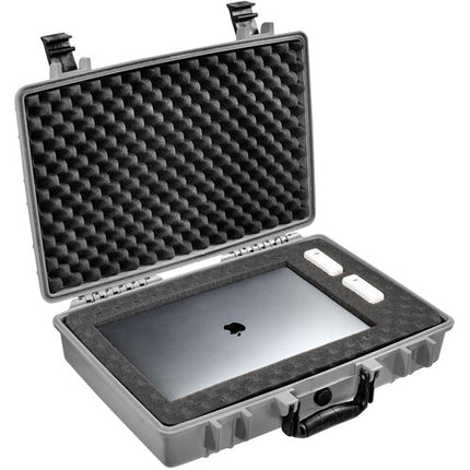 Eylar Funda Impermeable para Laptop Mediana Gris IP67 con Válvula de Presión