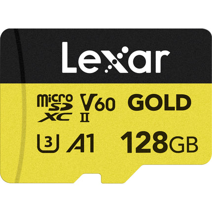 Lexar 128GB Professional GOLD microSDXC UHS-II 280MB/s tarjetas de memoria