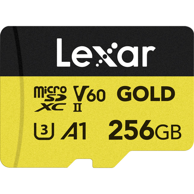Lexar 256GB microSDXC Profesional GOLD UHS-II V60 280MB/s