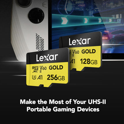Lexar 128GB Professional GOLD microSDXC UHS-II 280MB/s tarjetas de memoria