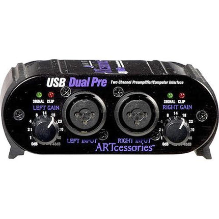 ART USB Dual Pre Interfaz de Audio Digital USB 1.1 con Doble Preamplificador y 2 Entradas 2 Salidas