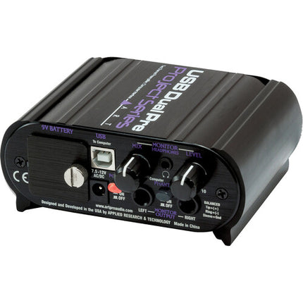 ART USB Dual Pre Interfaz de Audio Digital USB 1.1 con Doble Preamplificador y 2 Entradas 2 Salidas
