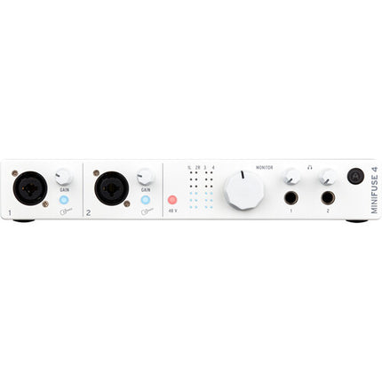 Arturia MiniFuse 4 Interfaz de Audio y MIDI USB-C 24-Bit 192kHz 4x4 Blanca