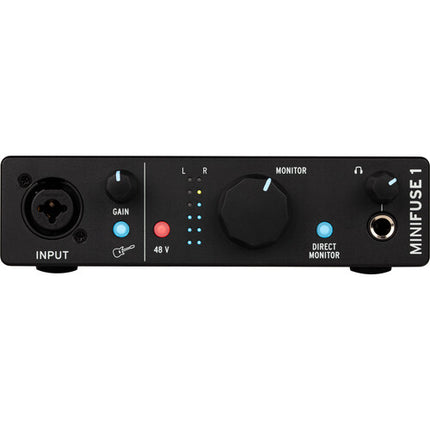 Arturia MiniFuse 1 Interfaz de Audio USB Type-C 24-Bit 192 kHz Negro