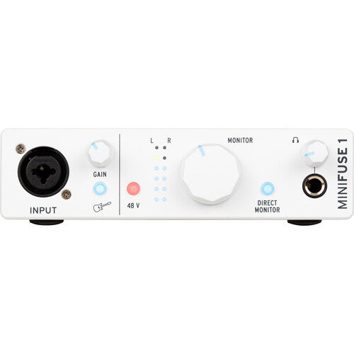 Arturia MiniFuse 1 Interfaz de audio USB Type-C 24-Bit 192 kHz Blanco