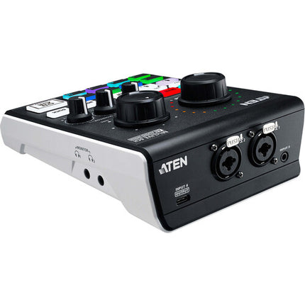 ATEN UC8000 MicLIVE mezclador de audio para podcast 6 entradas USB-C 24-Bit 96 kHz