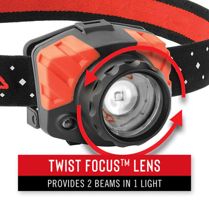 COAST FL85 Linterna Frontal LED Dual Color 615 Lumen IPX4 Resistente Agua