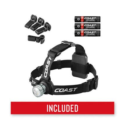 COAST HL45 Linterna Frontal LED de Ángulo Ancho 130 400 Lúmenes IPX4