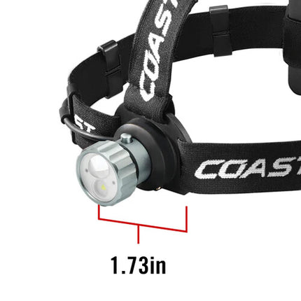 COAST HL45 Linterna Frontal LED de Ángulo Ancho 130 400 Lúmenes IPX4