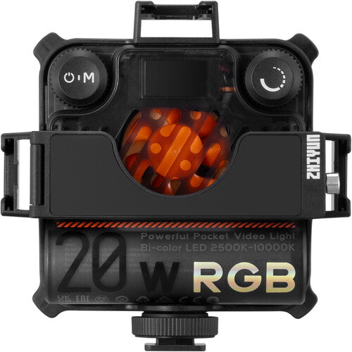 Zhiyun FIVERAY M20C Luz LED RGB para Video Luz 529 Lux 4300K con Batería Integrada