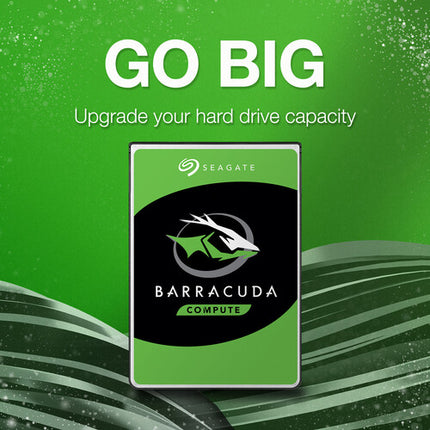 Seagate 1TB BarraCuda HDD Interno 3.5" SATA III 7200 rpm 256MB Cache