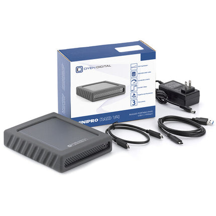 Oyen Digital MiniPro RAID V4 Disco Duro Portátil 10TB 2 Bahías USB-C 3.2 Gen 2