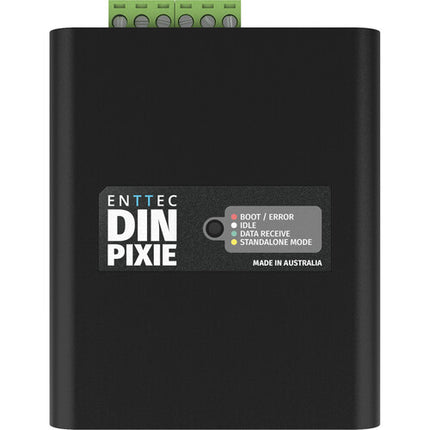 ENTTEC DIN PIXIE controlador de tiras LED para 340 píxeles RGB 2 universos